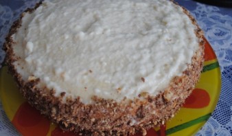 Бисквитный торт в мультиварке - фото шаг 10