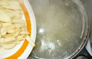 Куриный суп с омлетом - фото шаг 5