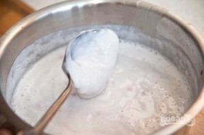 Молочный кисель с малиной - фото шаг 4