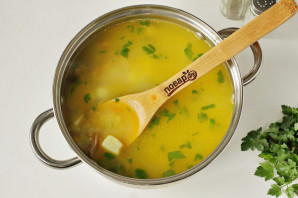 Куриный суп с булгуром - фото шаг 9