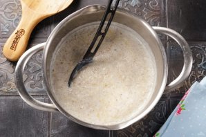 Каша ячневая на молоке - фото шаг 9