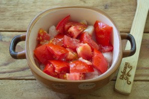 Грудка с помидорами и сыром - фото шаг 4