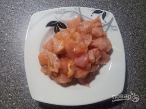 Салат из курицы с апельсинами - фото шаг 1