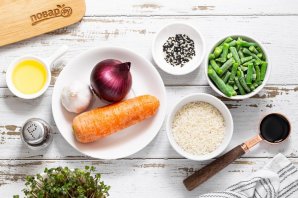 Рис с соевым соусом - фото шаг 1