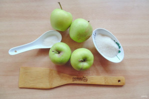 Варенье из незрелых яблок - фото шаг 1