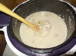 Грибной суп из шампиньонов с плавленым сыром - фото шаг 6
