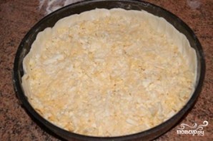 Сырный пирог из слоеного теста - фото шаг 5