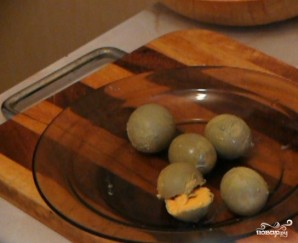 Салат с печенью и солеными огурцами - фото шаг 4