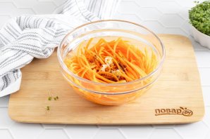 Морковь по-корейски домашняя с приправой - фото шаг 6