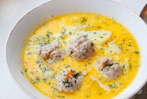 Сливочный суп с фрикадельками - фото шаг 5