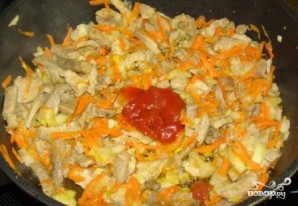 Солянка из свежей капусты с картошкой - фото шаг 2