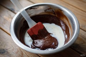Шоколадный торт с кремом из маскарпоне - фото шаг 19