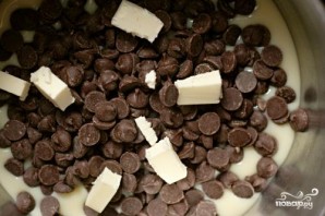 Овсяный десерт с шоколадом и орехами - фото шаг 2