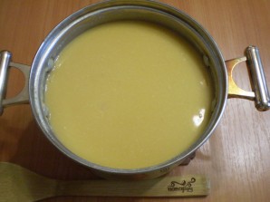 Гороховый суп-пюре с гренками - фото шаг 7