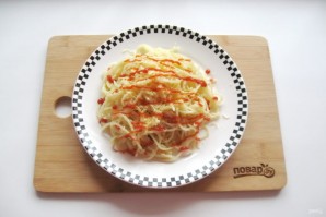 Спагетти с кетчупом - фото шаг 6