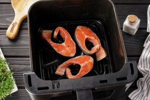 Красная рыба в аэрогриле - фото шаг 6