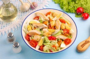 Салат "Цезарь" с майонезом - фото шаг 8