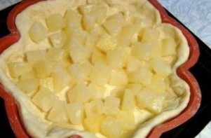 Творожный пирог с ананасами - фото шаг 6