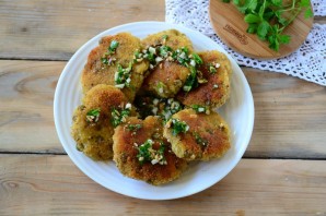 Марокканские оладьи из картофеля c чимичури - фото шаг 8