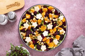 Салат из вареной свеклы с цитрусовой заправкой - фото шаг 9