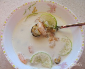 Суп с морепродуктами - фото шаг 12