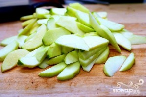 Оладьи с рикоттой и яблоками - фото шаг 1