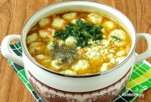 Гречневый суп с картофельными клецками - фото шаг 7
