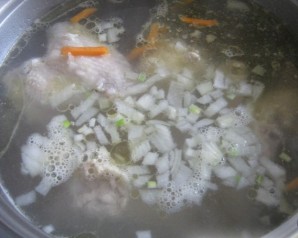 Грибной суп с курицей - фото шаг 6