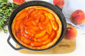 Пирог с персиковым вареньем - фото шаг 6