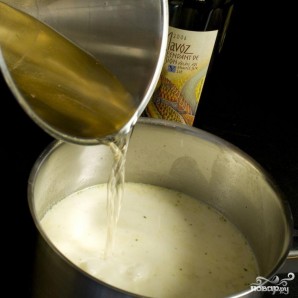 Суп с сыром и вином - фото шаг 4