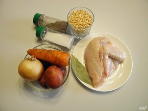 Гороховый суп с цыпленком - фото шаг 1