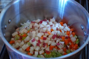 Суп с овощами и ячменем - фото шаг 5