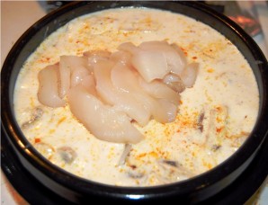 Молочный суп с пастой и морскими гребешками - фото шаг 3