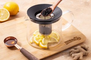 Имбирный чай с медом и лимоном - фото шаг 5