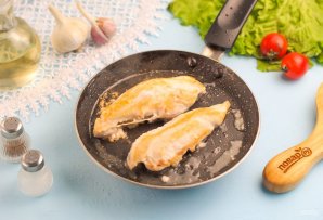 Салат "Цезарь" с майонезом - фото шаг 5