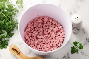 Салат "Пасхальный венок" - фото шаг 2