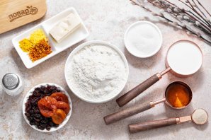 Кулич "Краффин" без яиц - фото шаг 1