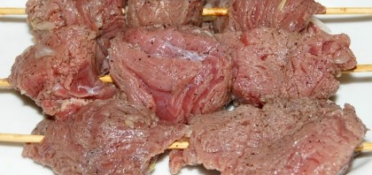 Шашлык на сковороде из говядины - фото шаг 5