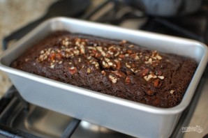 Шоколадный пирог с тыквой и орехами - фото шаг 7