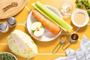 Салат «Коул Слоу» постный - фото шаг 1