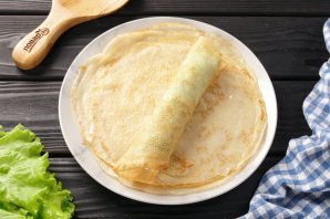 Блины с красной рыбой - фото шаг 14