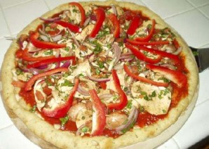 Овощная пицца с сыром Моцарелла - фото шаг 17