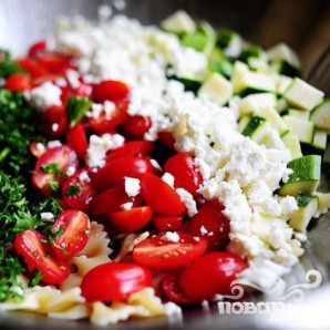 Паста салат с помидорами, цукини, и сыром Фета - фото шаг 15