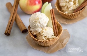 Яблочное мороженое с корицей - фото шаг 7