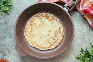 Блины с сыром - фото шаг 7