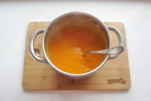 Тыквенный суп со сметаной - фото шаг 11