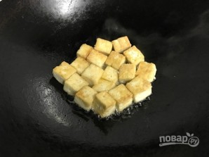 Тофу во фритюре с ананасом - фото шаг 2