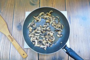 Гречка с печенью и грибами "Бистро" - фото шаг 5
