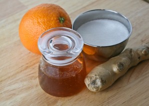 Апельсиновый сок с медом - фото шаг 1