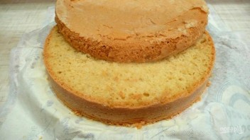 Торт из бисквитных коржей - фото шаг 9